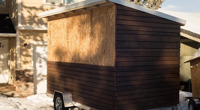Tiny Home Coffee Cart - Aluma Aluminum Trailer Welded Frame / Aluma